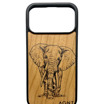 Elephant - Wooden - iPhone 17 Pro Max